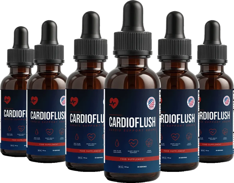 CardioFlush 6 Bottles package