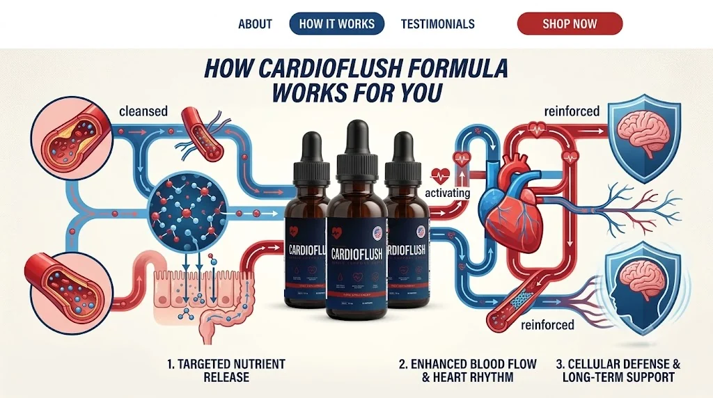 CardioFlush daily heart and circulation support routine
